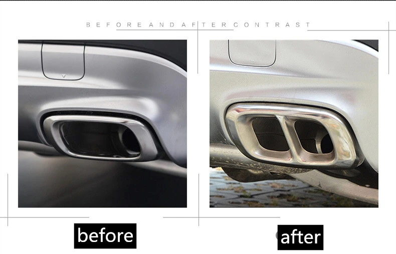 

for Benz 2020 GLB / gla tail throat decorative mask Tail throat modification 2-piece set