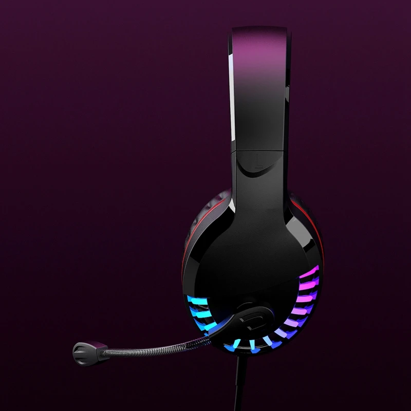 

M18 Gaming Headphones Luminous Colorful Headphones 3.5mm Stereo Earphones Headset with Microphone Forlaptop/Pc Tablet