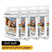 polaroid instax 2x3 inch premium zink film photo paper 20 sheets for snap touch z2300 social instant photo printer