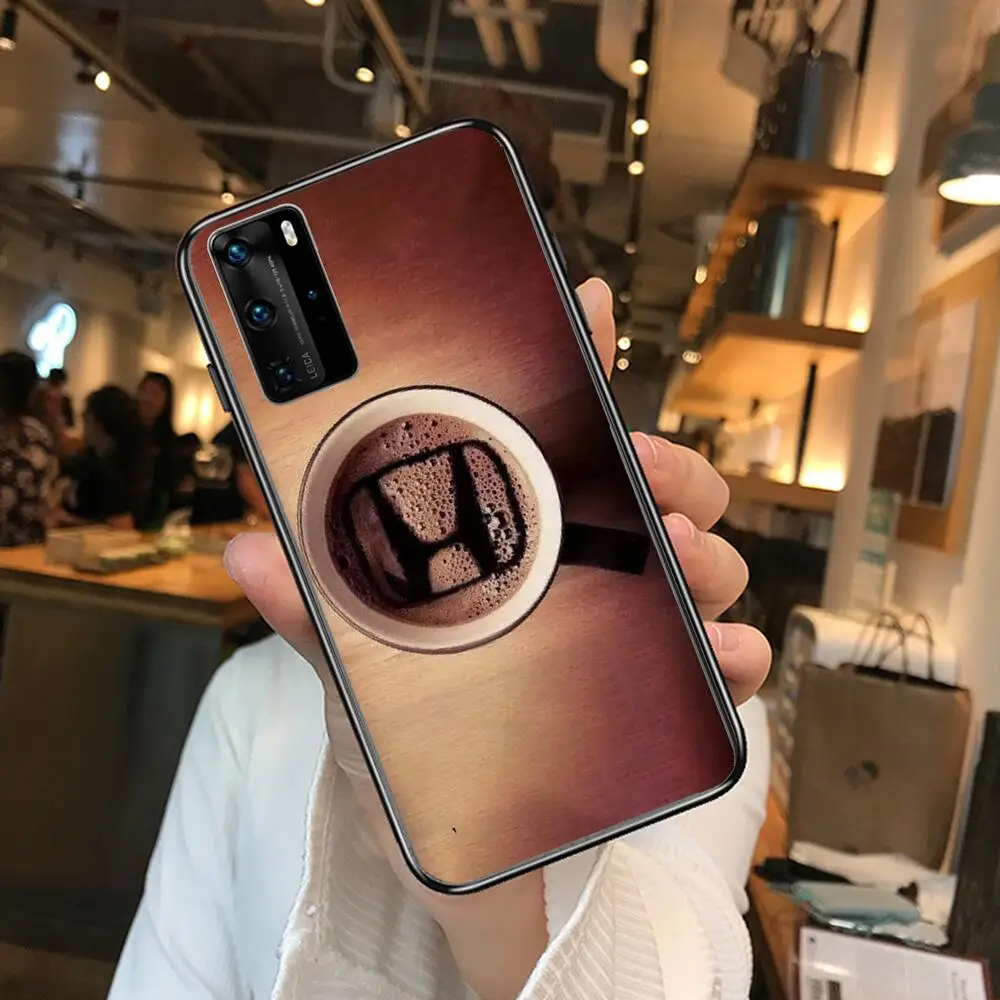 

Japanese car brand Phone Case For Huawei P 40 30 20 10 9 8 Lite E Pro Plus Black Etui Coque Painting Hoesjes comic fas
