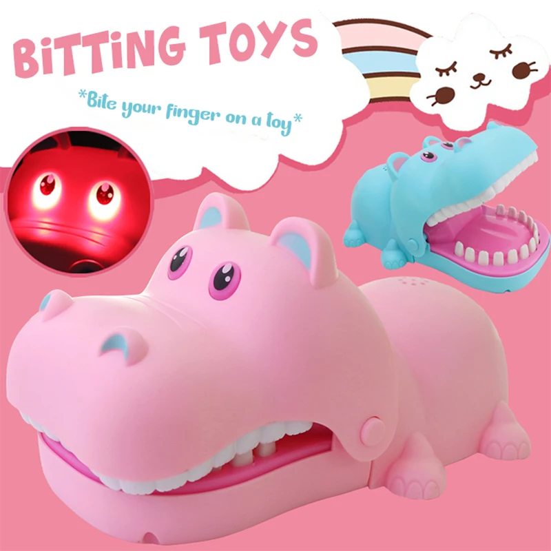 Bitting Toys Kwaii Hippo Bitting детские игрушки образовательные игрушки для детей игрушки для мальчиков подарок на день рождения игрушки для мальчиков 6 лет