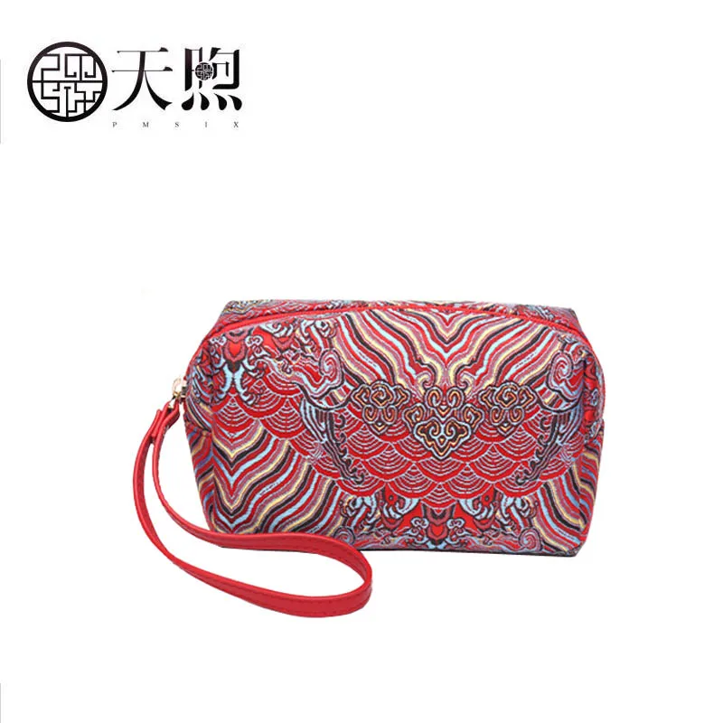 PMSIX 2020 New women canvas bag fashion handbags famous brands embroidered small quality clutch bags | Багаж и сумки