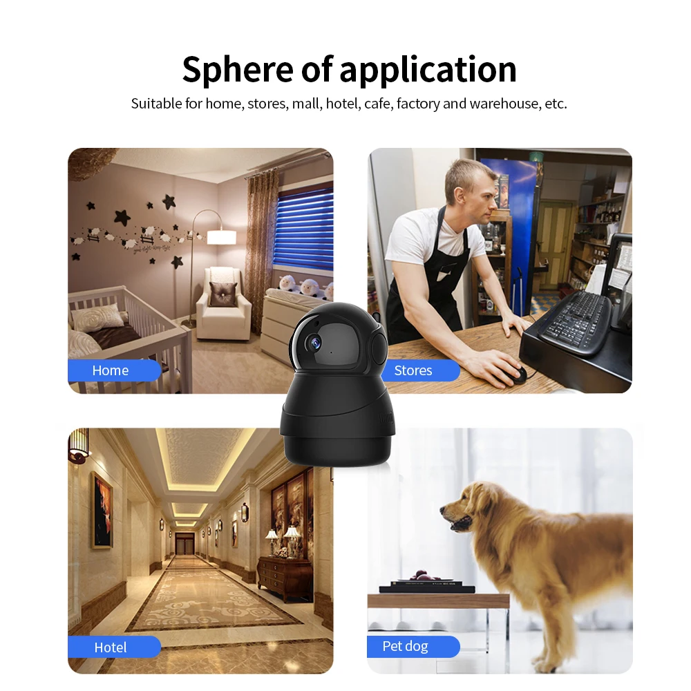 Умная PTZ IP камера 1080P Wi Fi с функцией ночного видения|Камеры видеонаблюдения| |
