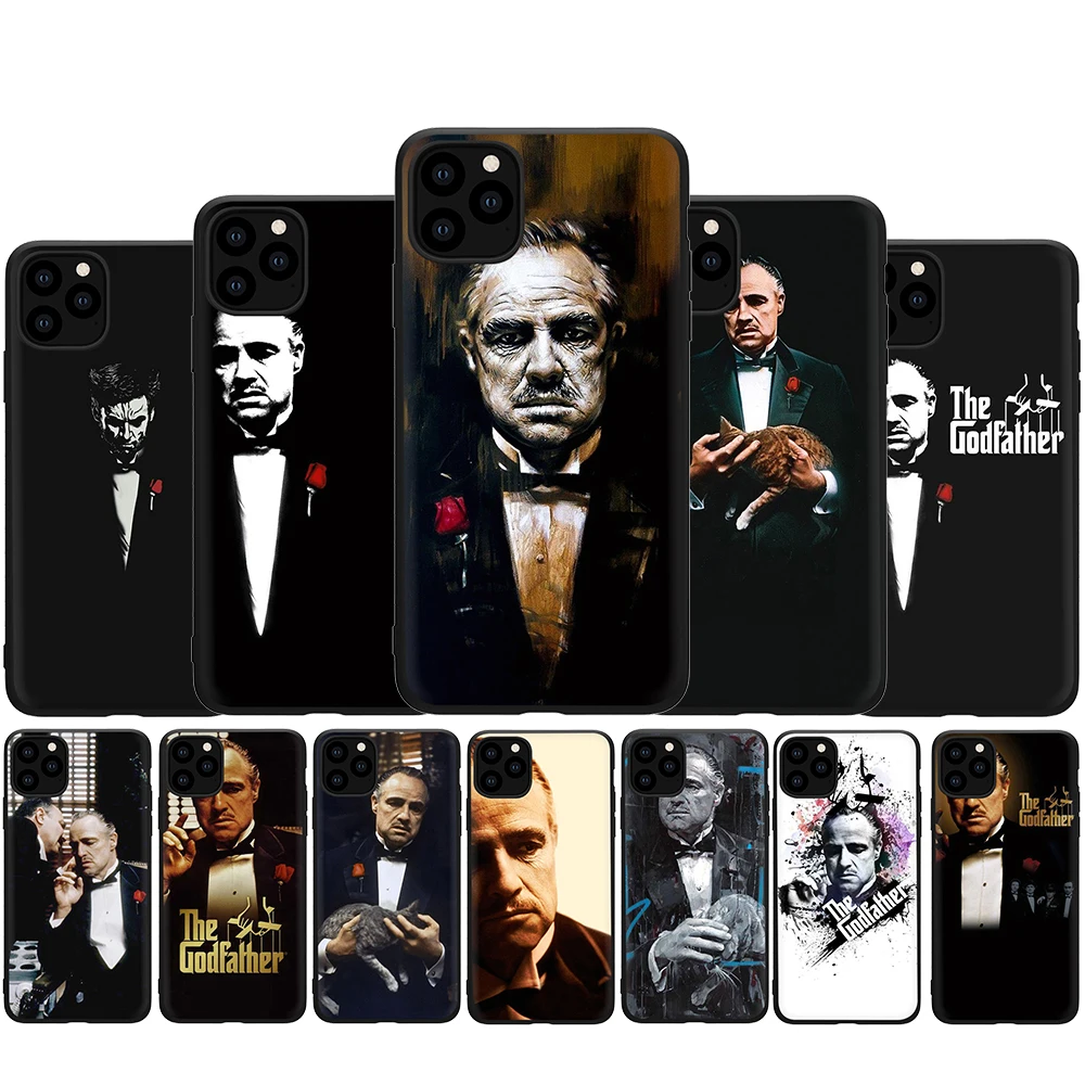 Мягкий силиконовый чехол для телефона Godfather Don Corleone iphone 5 5s SE 2020 6 6s 7 8 Plus X XR XS 11 pro
