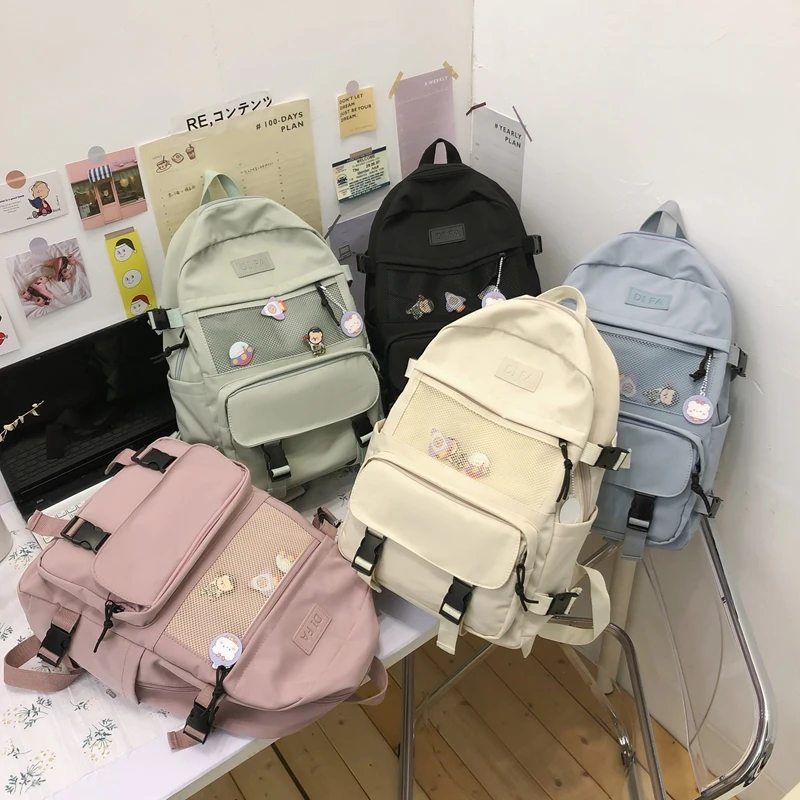 DCIMOR Tuck сетчатый водонепроницаемый нейлоновый женский рюкзак высокого качества с