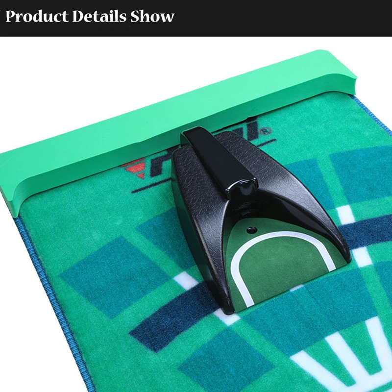 

Golf Swing Trainer Golf Golf Net Putting Green Putter Mat Trainer Indoor Golf Portable Velvet Practice Training Aids Blanket