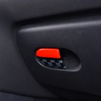 car co pilot handle bowl cover accessories for mini f55 f56 f57 cooper clubman car styling storage box handle decoration sticker
