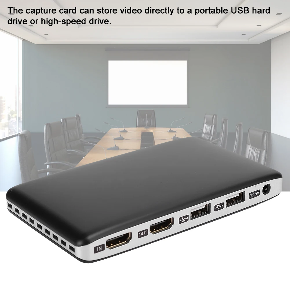 Портативное устройство для захвата данных и видеоконференций USB HDMI карт 100 ‑ 240