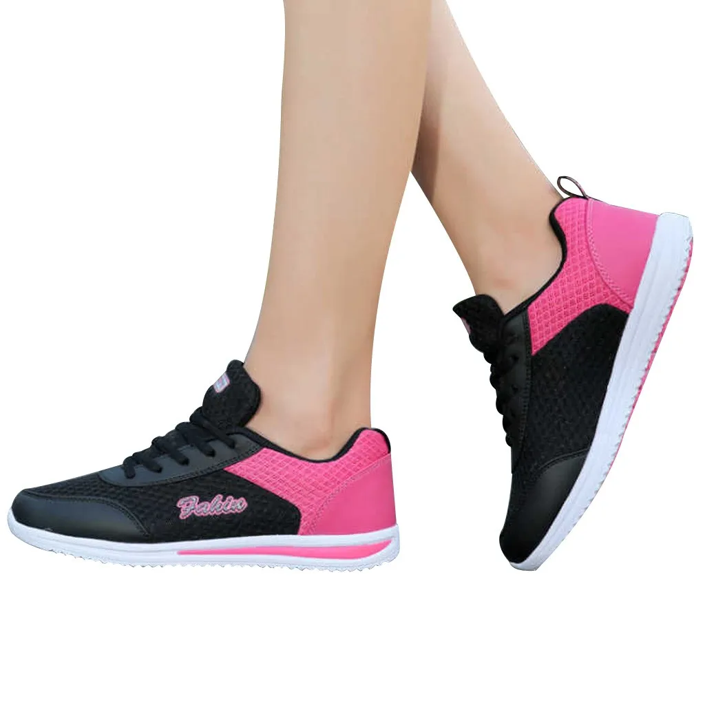 Модная женская обувь Лоскутная Повседневная уличная прогулочная на плоской