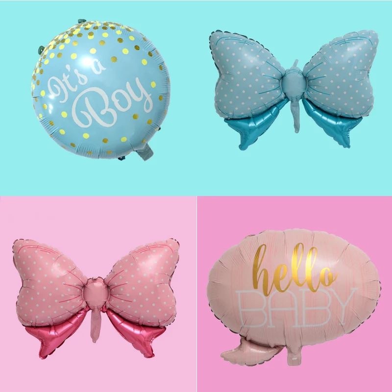 1pc сделай сам на тему дня рождения лук baby shower Для мальчиков и девочек шарик из