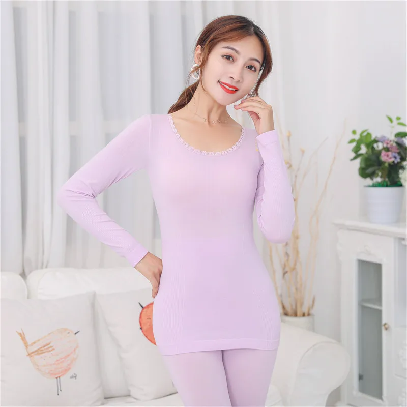 Новинка женские бесшовные комплекты термобелья для тела облегающее термобелье