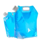 Уличная сумка для воды объемом 5 л10 л, портативная вместительная Водонепроницаемая уличная складная сумка для альпинизма, кемпинга