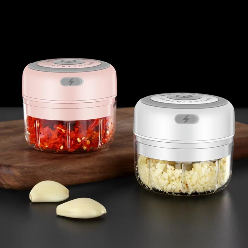 100/250 мл беспроводные чесночные прессы электрическая измельчитель овощей