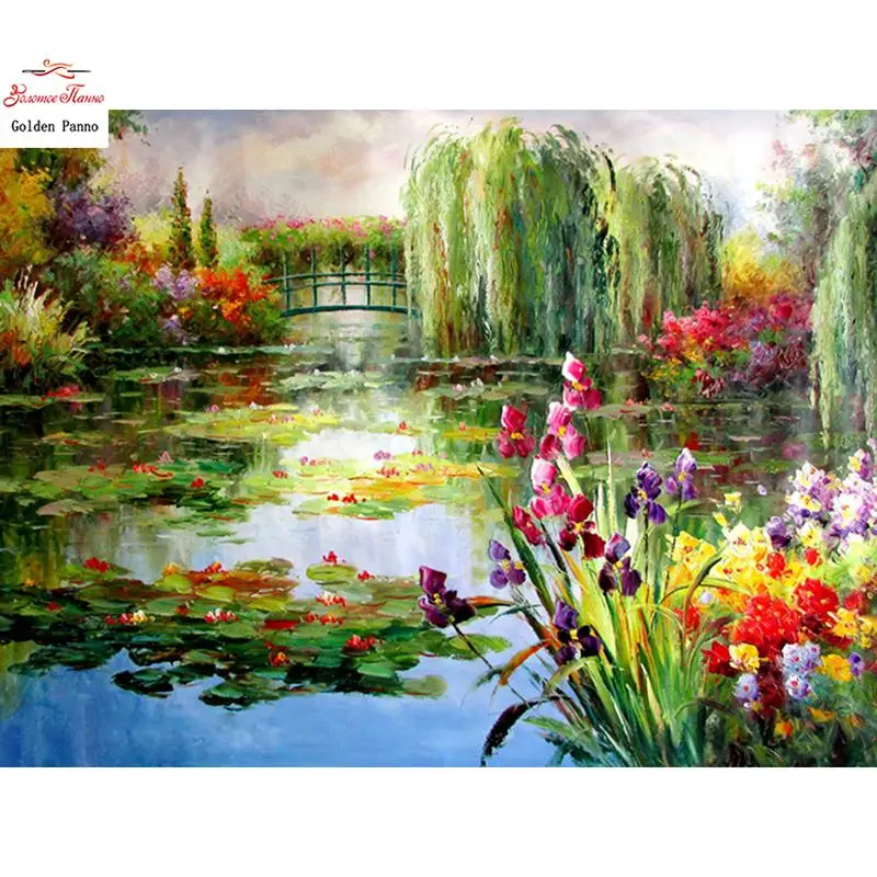 Diamante Quadrado Completo Pintura Paisagem Diamante Bordado Natureza Kit Decorao Para Casa