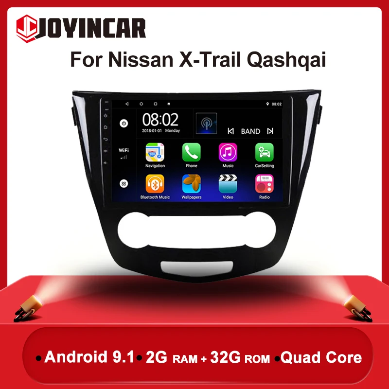 

10,1 "2 din Android 9,1 для Nissan X-Trail xtrail X Trail Qashqai 2014 - 2017 автомобильный Радио Стерео GPS навигация мультимедийный плеер