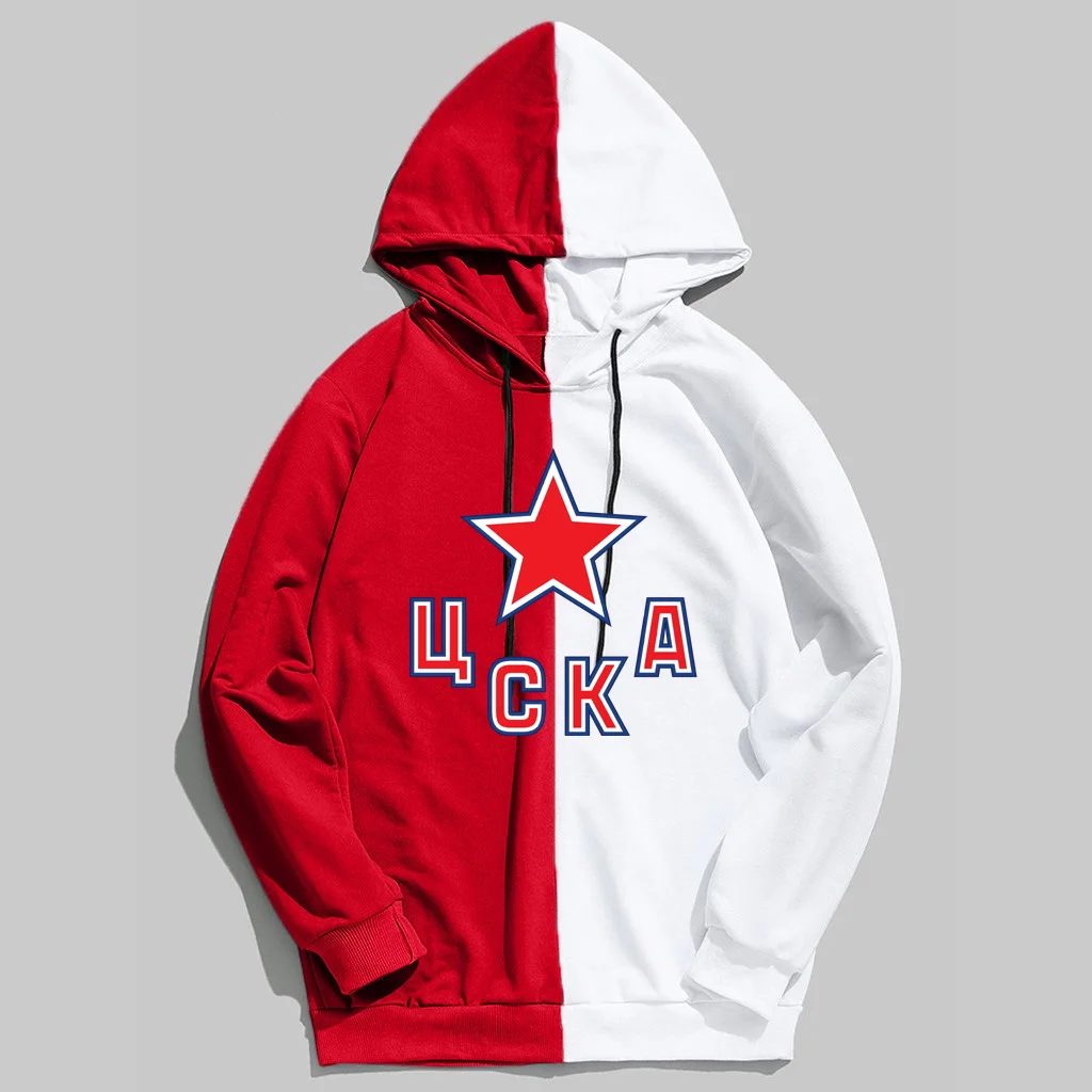 2020 Мужской и Женский пуловер с принтом чемпионов ЦСКА Харадзюку тонкие толстовки