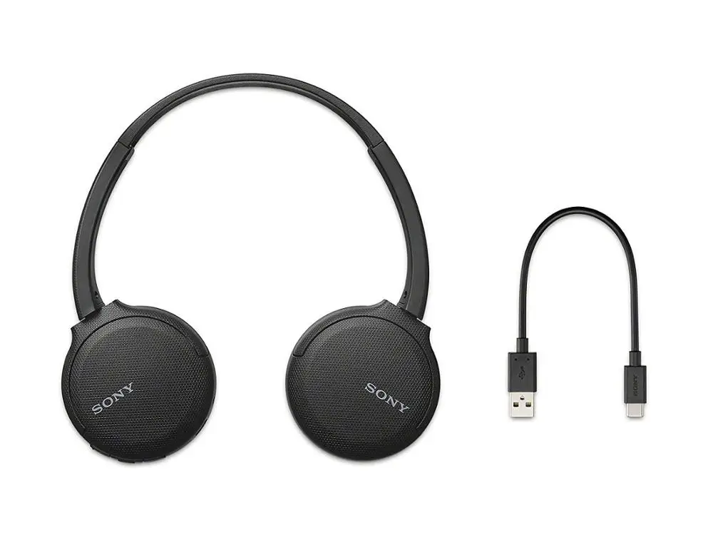 Беспроводные Накладные наушники Sony WH-CH510 USB Type C Bluetooth NFC голосовой помощник -