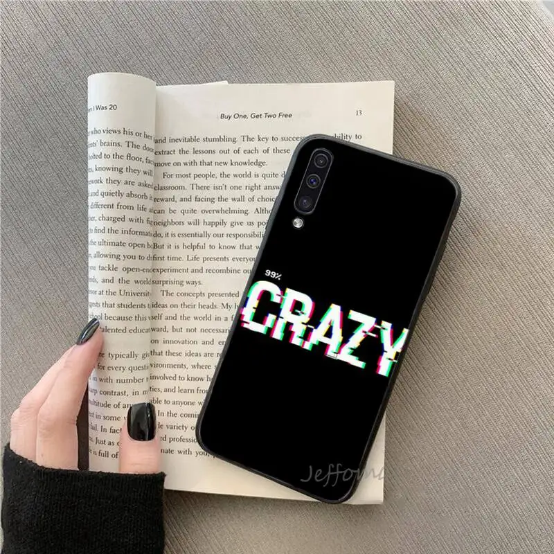 

Glitch no signal text pattern Phone Case For Samsung A20 A30 30s A40 A7 2018 J2 J7 prime J4 Plus S5 Note 9 10 Plus