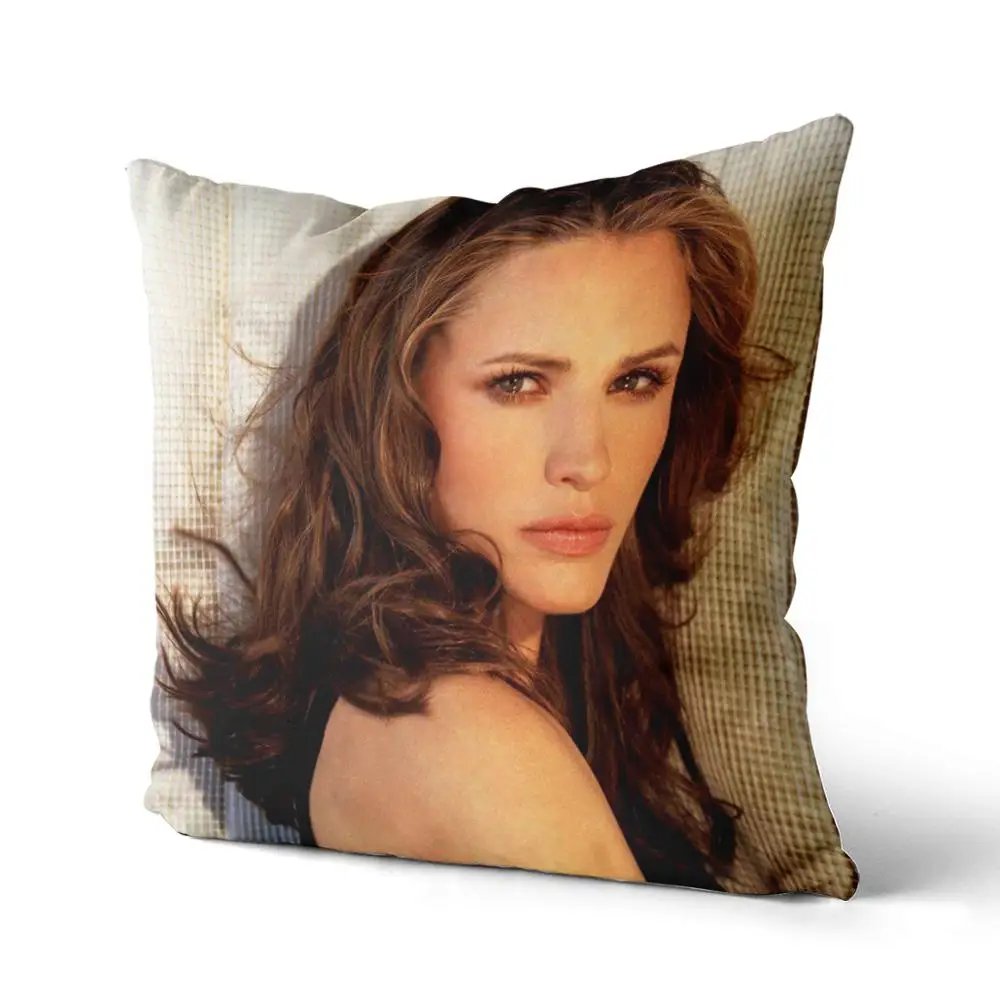 

Jennifer Garner Cotton Canvas custom pillow custom covers Throw Pillow Pillow Covers Sofa Pillow