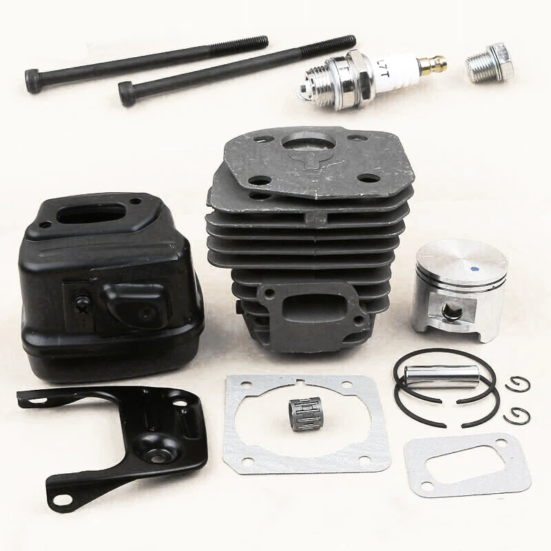 

45mm Cylinder Piston Muffler Kit For Jonsered CS2150 CS2152 Chainsaw Parts CYLINDER ASSEMBLY High Quality Garden Tool Accessory