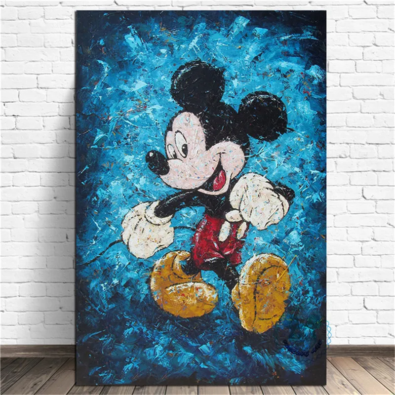 

Disney Canvas Mickey Mouse Hd Wall Art Canvas Posters Prints Painting Pictures Bedroom Modern Home Kid Room Kids Gift Cartoon