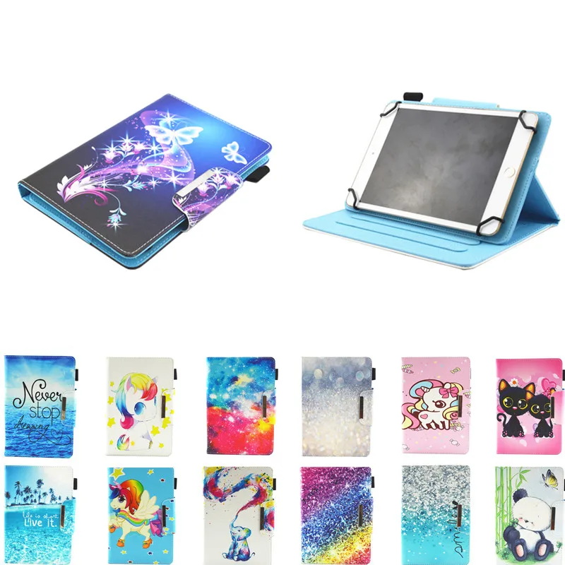 Чехол-книжка 8 0 дюймовый универсальный из искусственной кожи чехол для карманной