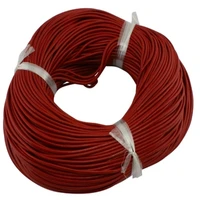 pandahall 100mbundle 2mm round cowhide leather cord jewelry accessories string beading cords for diy necklace making material