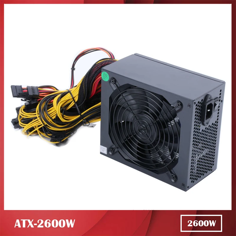 

ATX-2600W for Dedicated Power Supply, Support Multiple Graphics Rendering 95 PLUS Gold Certification