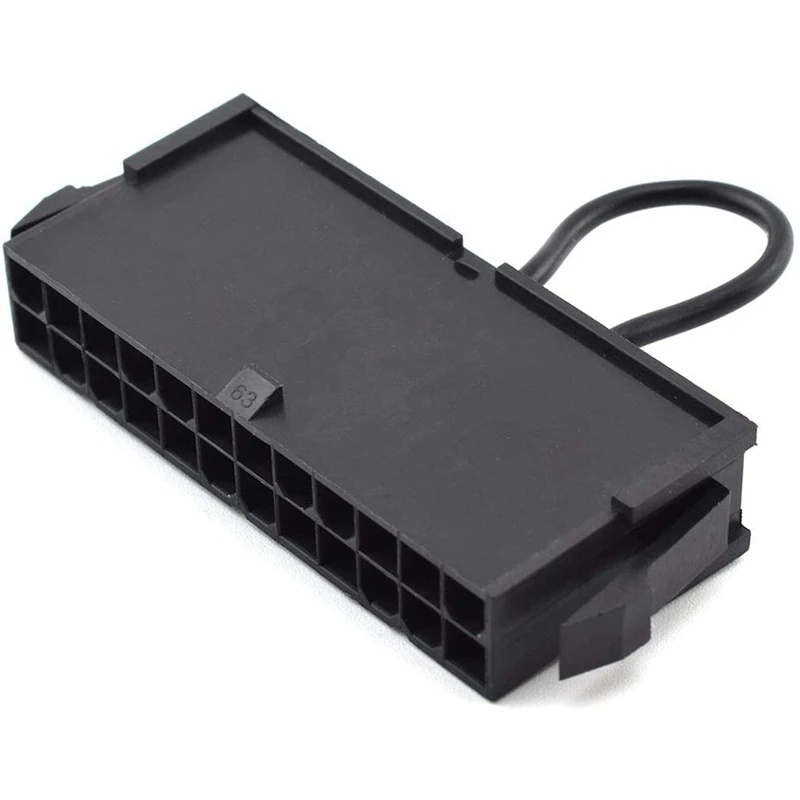 10 PCS ATX PSU 24Pin Power Supply Jumper Starter Jack Adapter Connector for Server BTC Miner Machine | PC Hardware Cables &amp Adapters