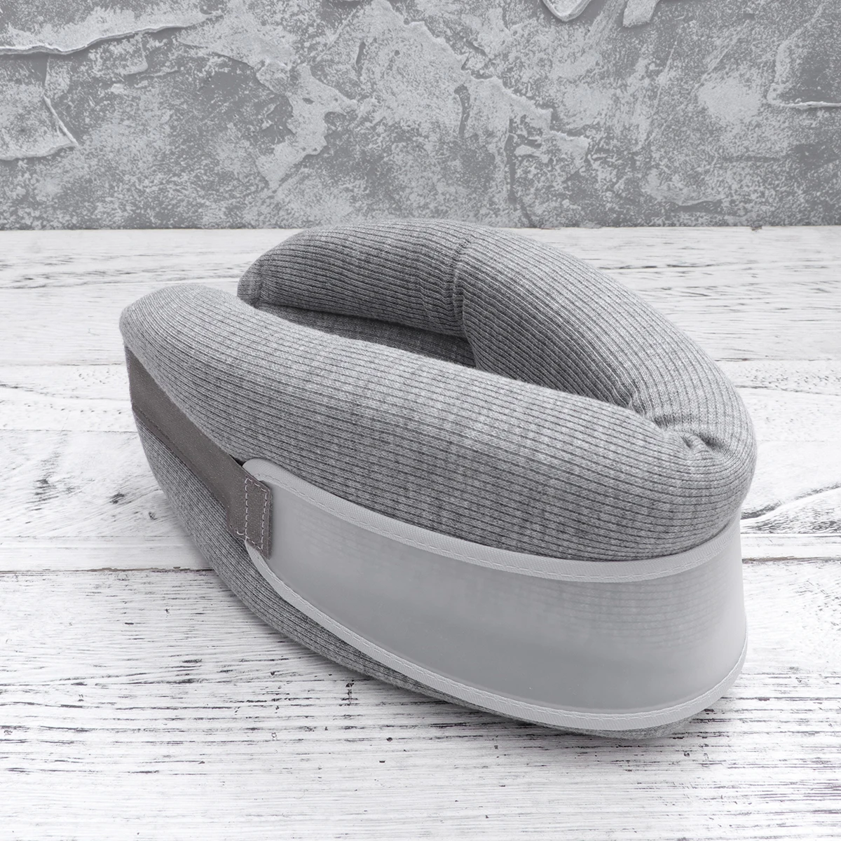 

1pc Cervical Gear Neck Support Brace Cervical Collar For Stiff Neck Pain Relief Injury Recovery Gray Healthy Care Supplies