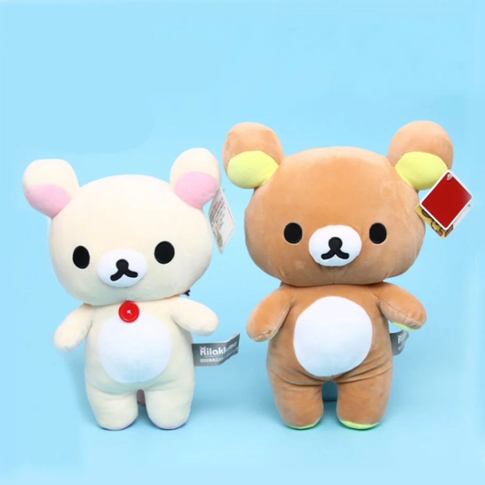 Rilakkuma коричневый плюшевый мишка плюшевый кукольный мешок кулон милый мультфильм чучела пара игрушки украшение для подруги подарок
