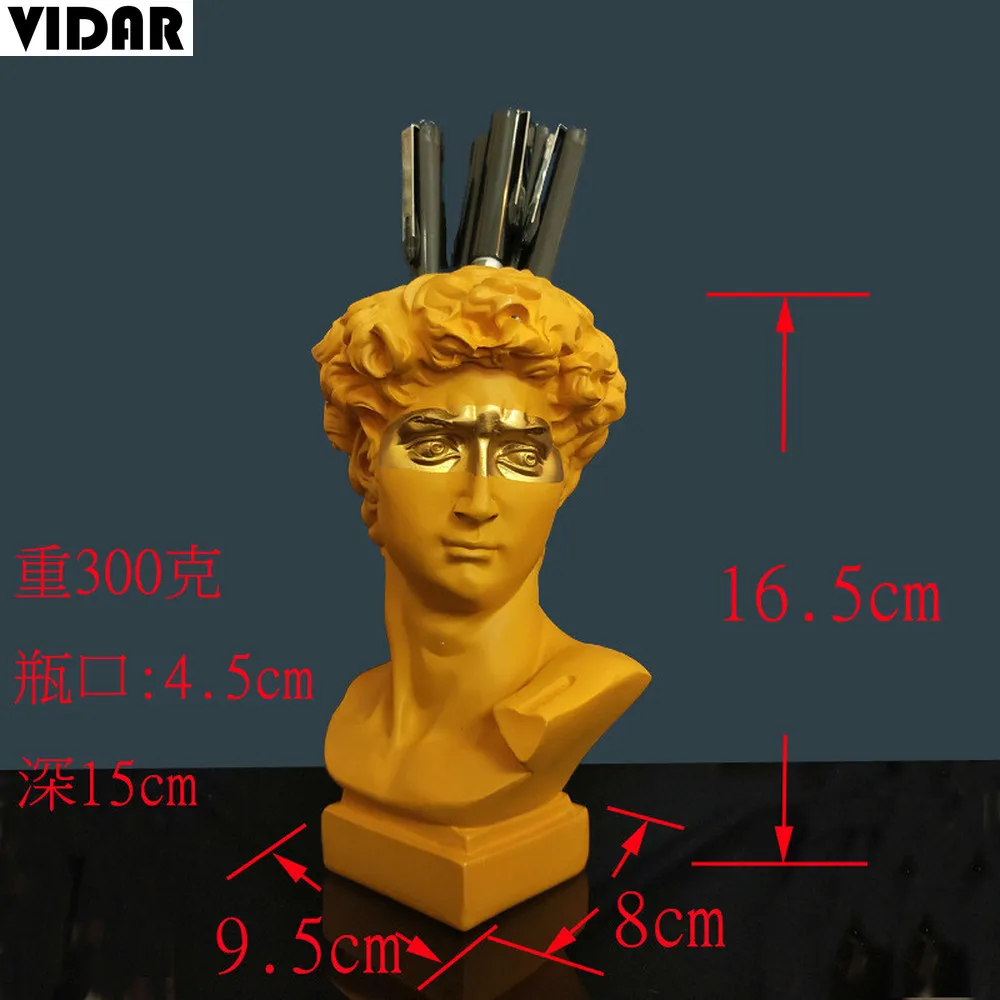 Маленькая полимерная Штукатурная головка VIDAR ваза повязка на глаза пиратский