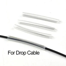 1000pcs/lot Fiber optic tube 6.0*5.5mm Fiber Cable Protection Sleeves FTTH heat shrink splice protector for Drop Cable