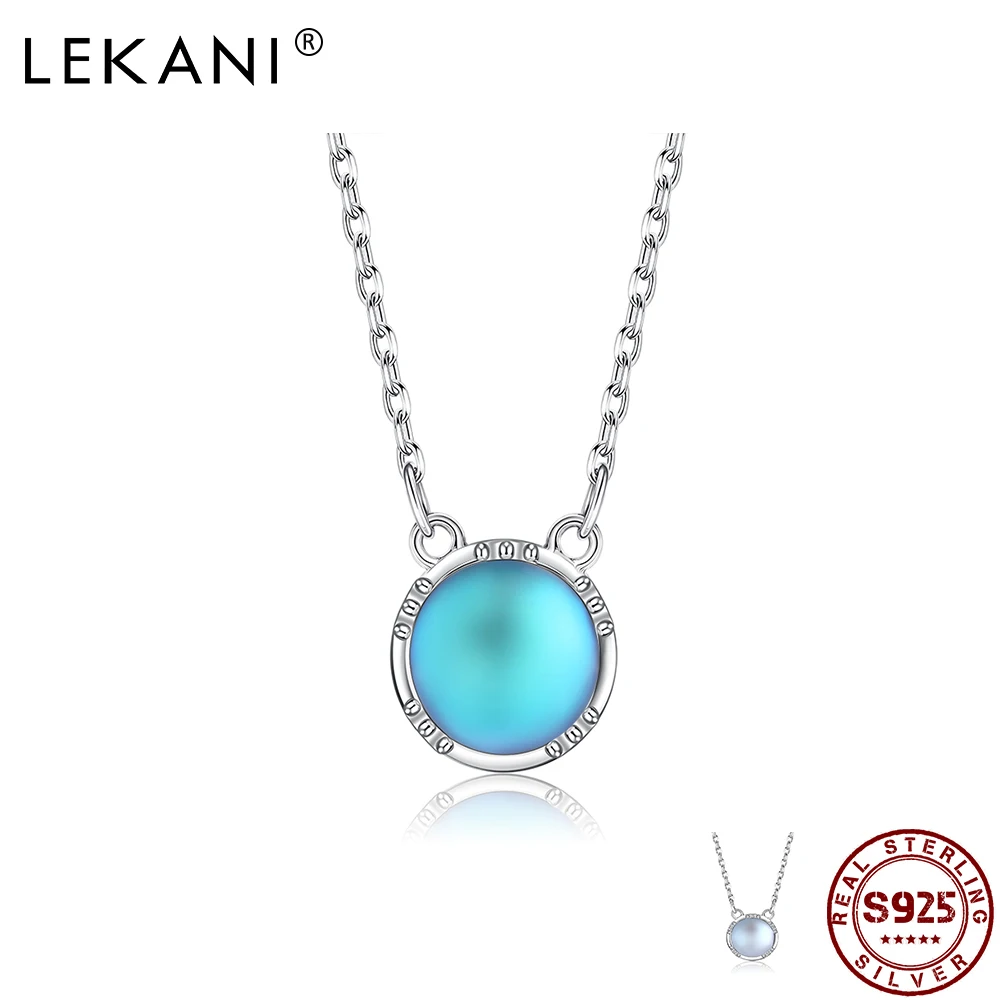 Женское ожерелье с подвеской LEKANI Aurora из стерлингового серебра 925 пробы