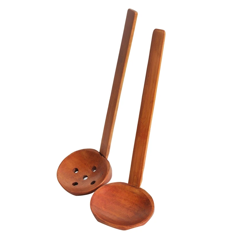 3 деревянных ложки ручной работы подходят для каши супа рамен горячей кастрюли