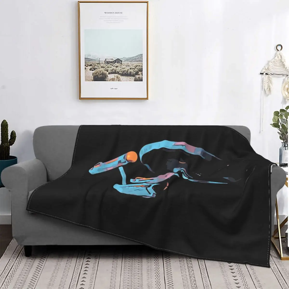 

To Boldly Go Blanket Bedspread Bed Plaid Throw Bed Covers Double Blanket Beach Towel Luxury