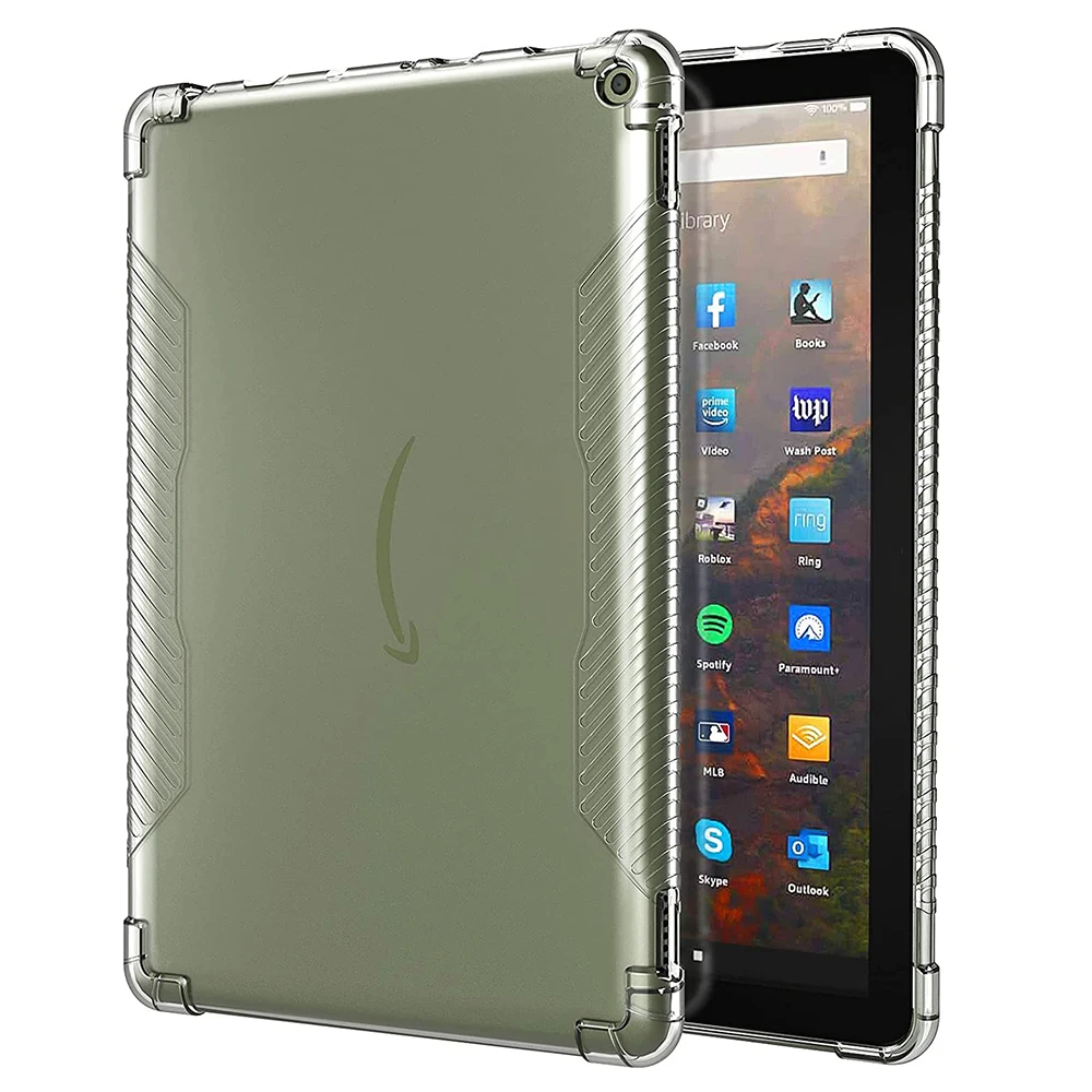 

Чехол для планшета Amazon Kindle Fire HD 10 Plus, 10,1 дюйма, 11 поколения, 2021, защитный чехол из ТПУ с защитой от царапин