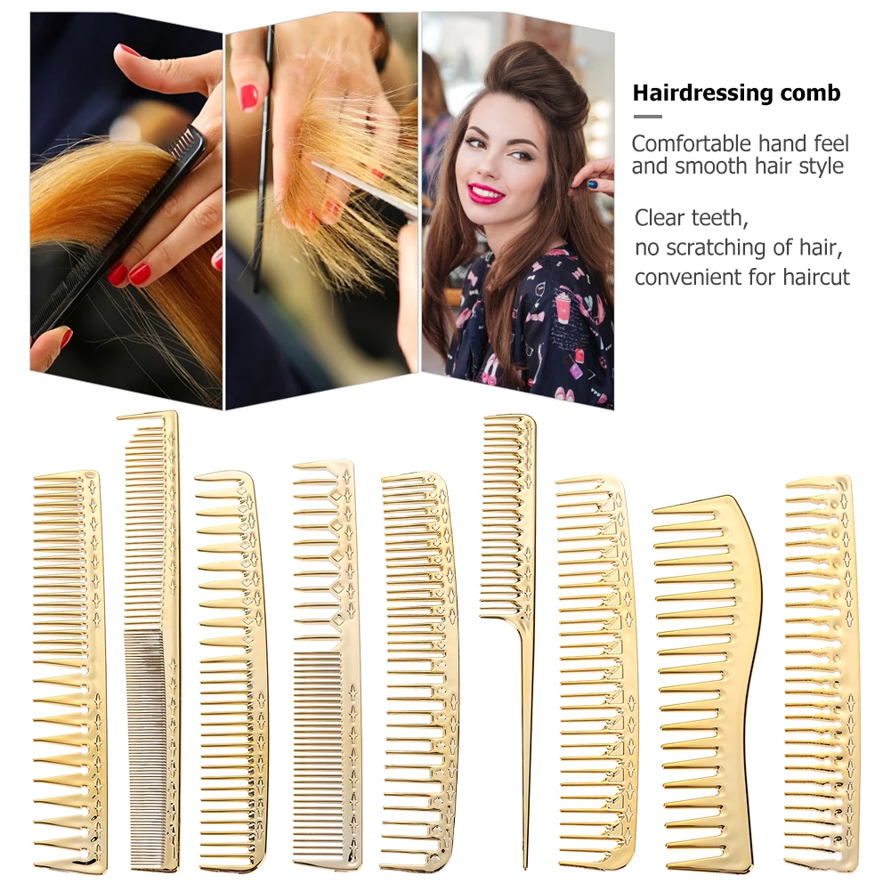 1 шт. щетка для волос мужчин и женщин алюминиевая металлическая расческа расчески