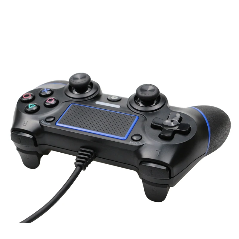 Проводной USB контроллер для консоли PS4 с кабелем 2,2 м для консоли PS3 для Playstation для Dualshock 4 Вибрационный геймпад