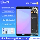 Catteny 5,7 дюймов для Samsung Galaxy Note 4 дисплей N910 ЖК сенсорный экран дигитайзер N9100 N910F сборка с доской для письма