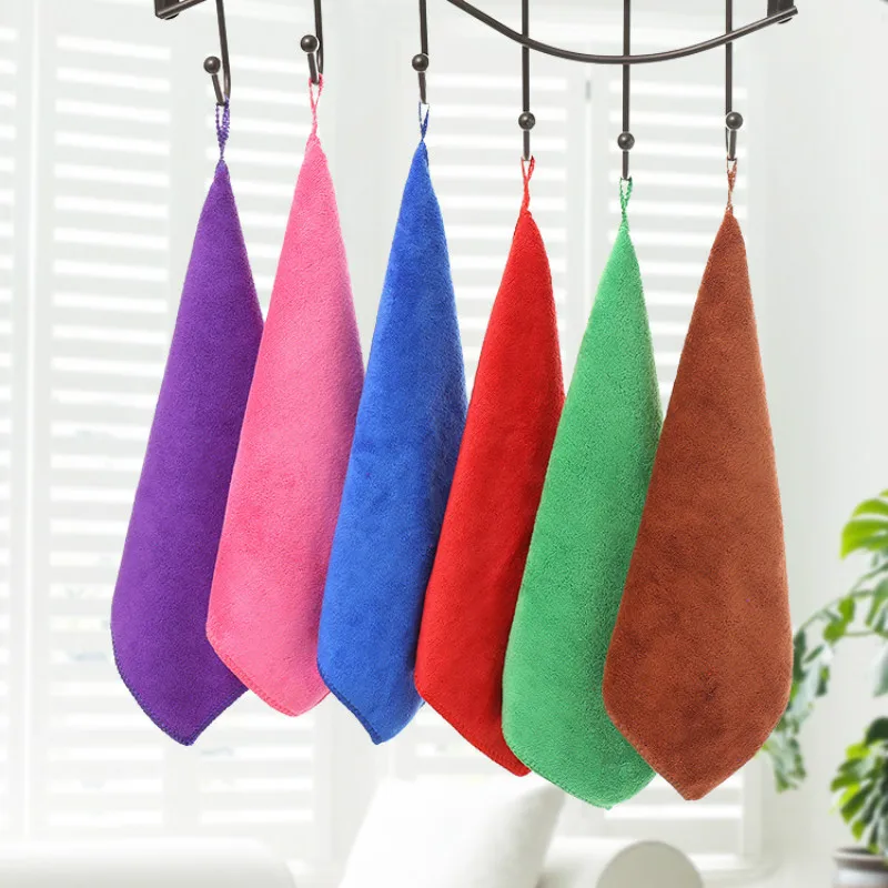 

Квадратное однотонное косметическое полотенце для лица, хлопковые полотенца для рук и ванной, 30*30 см, маленькое детское полотенце для лица 5 ...