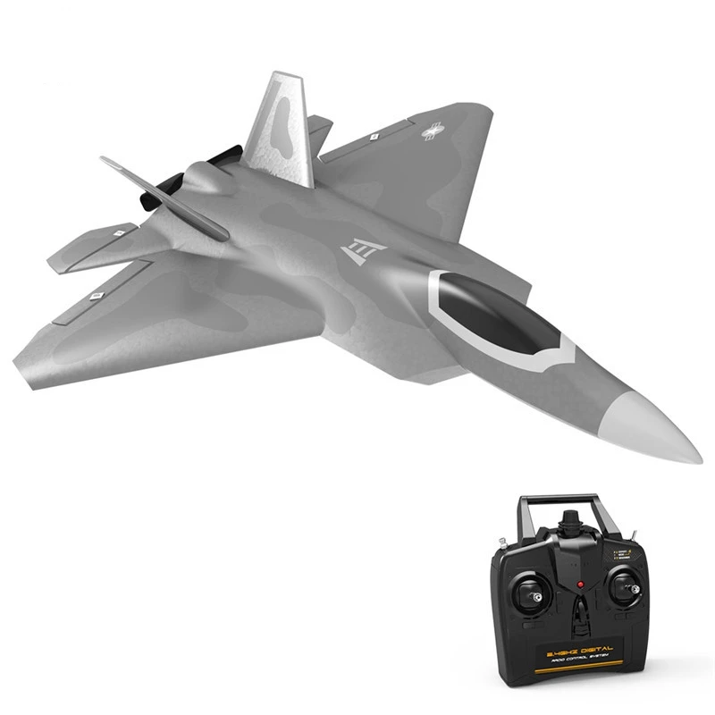 F22 мини Raptor EPP 260mm размах крыльев 2 4G 4CH 6 осевой RC самолет тренажер Warbird с