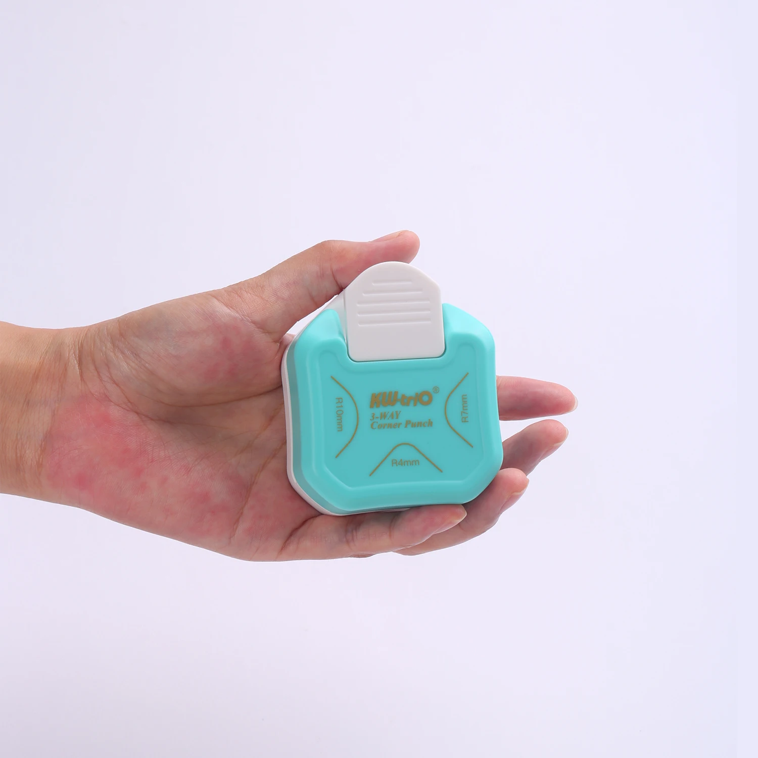 3 в 1 Мини угловой триммер Угловой Инструмент ударный Дырокол R4/R7/R10 мм Круглый для