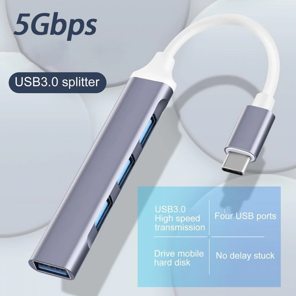 

Концентратор USB Type-C 3,1, 4 порта, OTG