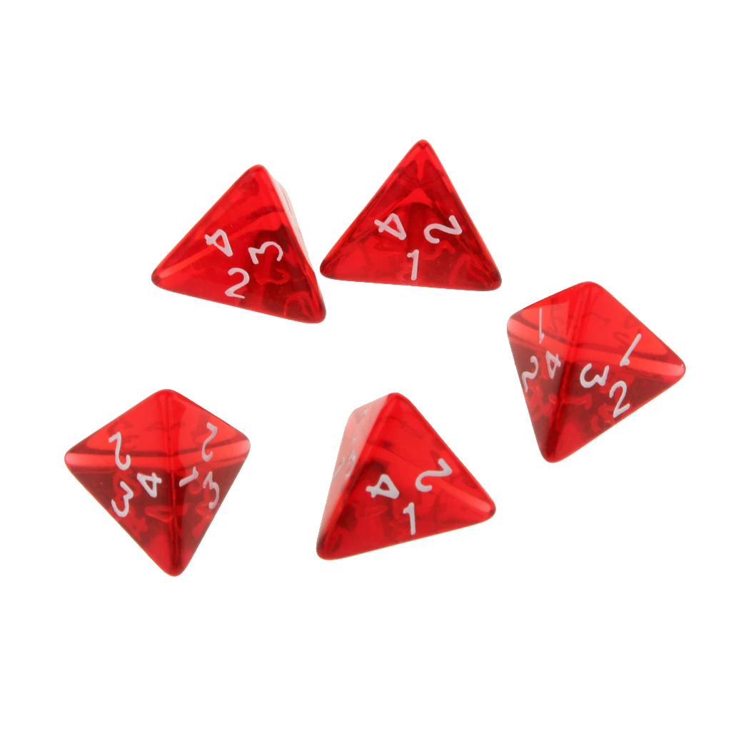 

Комплект из 15 набор Игральный костей игральные кости Dnd для Настольная игра красное акриловое волокно