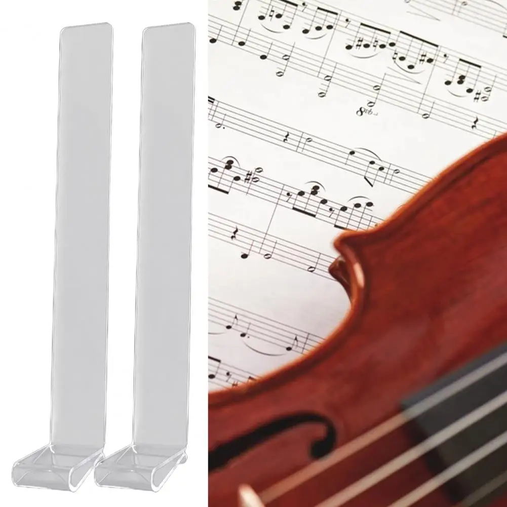

2Pcs Music Folder Clip Trendy Music Folder Score Clip Break-resistant Music Stand Clip