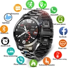 Новинка 2021, мужские Смарт-часы с сенсорным экраном, спортивные фитнес-часы IP67, водонепроницаемые, с Bluetooth, для звонков, для Android и ios, Смарт-часы для мужчин + коробка