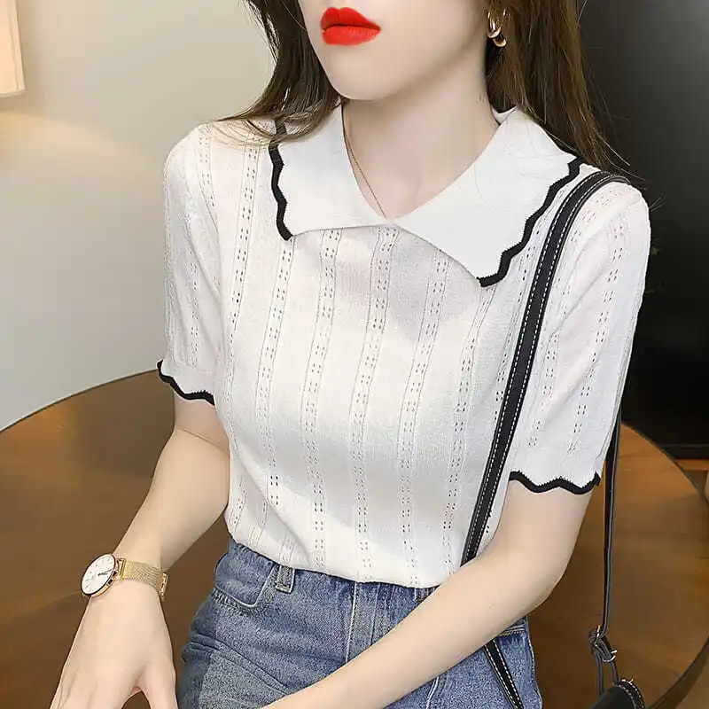 

Korean Style Solid Puff Sleeve Purple Shirt Design Female Square Collar French Style Crop-Top Young Girl Blouse Fashion Summer