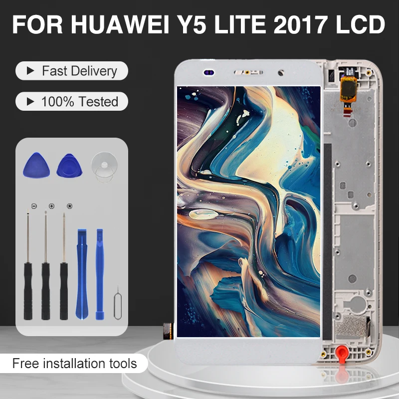 5 0 дюймовый дисплей Catteny для Huawei Y3 2017 ЖК-дисплей с сенсорной панелью и