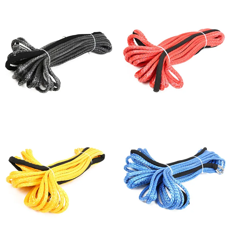 Оригинальный 12 мм X 25 м синтетический трос лебедки линия восстановления Кабель